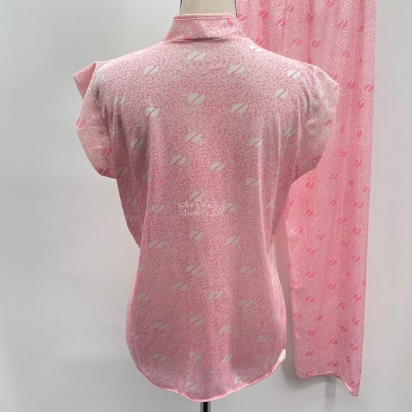 Dara-Jane New York Vintage 1970's Nylon Sleepwear Ensemble Top & Pants Set - Picture 4 of 9